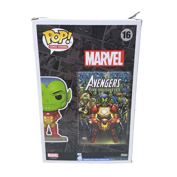 Funko POP! Marvel “Skrull as Iron Man” Avengers Comic Cover No. 16 Limited Ed. - Picture 3 of 4